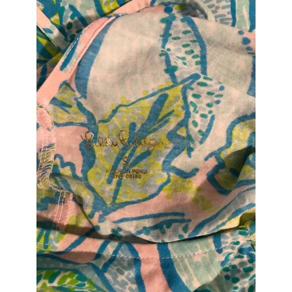 Lilly Pulitzer Kristen Urchin Pink Vitamin Sea Tank Top - Picture 4 of 8